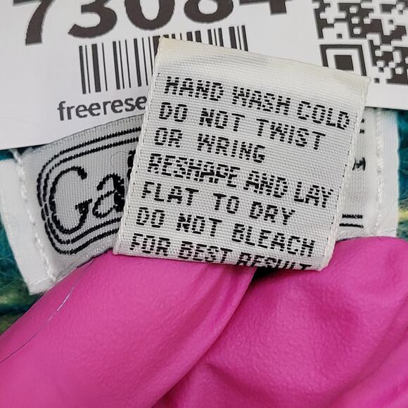 Vintage 90s Fuzzy Sweater Womens Medium 20x22 Baggy - Picture 7 of 11